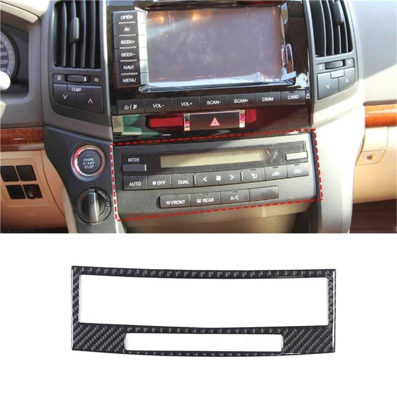 Auto-Innenverkleidungs Für Toyota Für Land Für Cruiser 2005-2012 Auto Center Control Klimaanlage Schalter Panel Abdeckung Trim Auto Dekoration Rahmen Trim von ZSGHJA