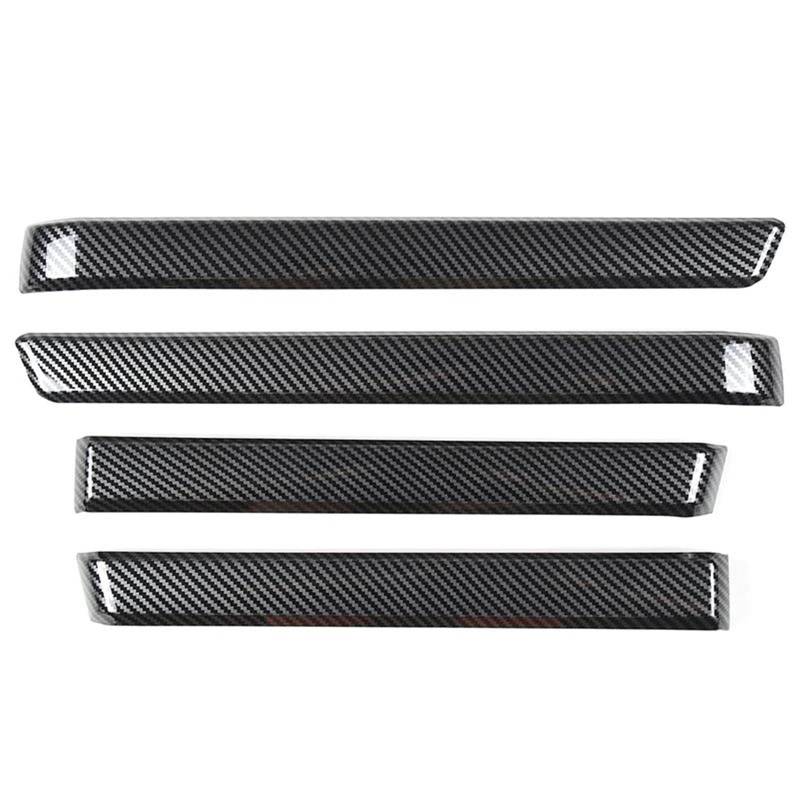 Auto-Innenverkleidungs Für Toyota Für Tacoma 2024+ ABS Auto Innentür Armlehne Dekorative Streifen Aufkleber Auto Schutz 4Pcs Auto Dekoration Rahmen Trim(Carbon pattern) von ZSGHJA