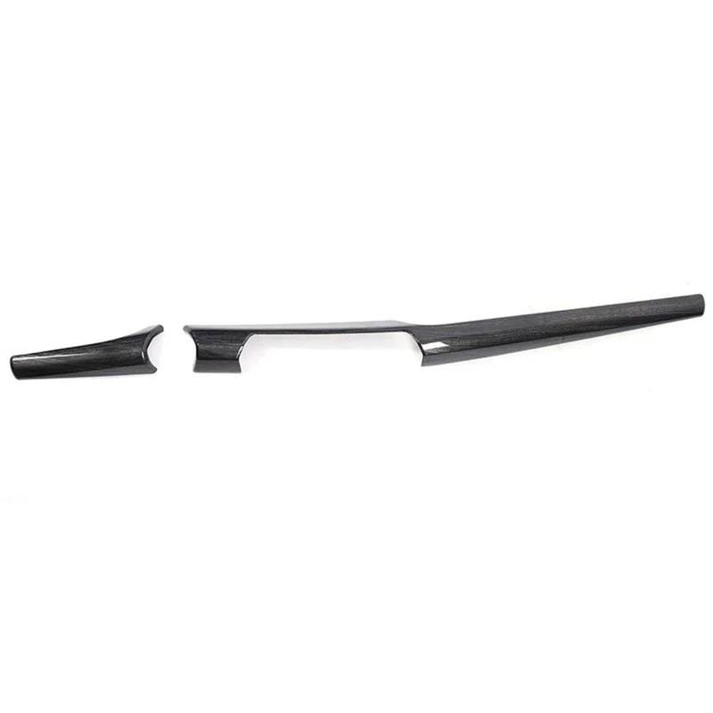 Auto-Innenverkleidungs Für X1 U11 2023+ Auto Armaturenbrett Panel Dekorative Aufkleber ABS Schwarz Holzmaserung Innenausstattung Auto Dekoration Rahmen Trim von ZSGHJA