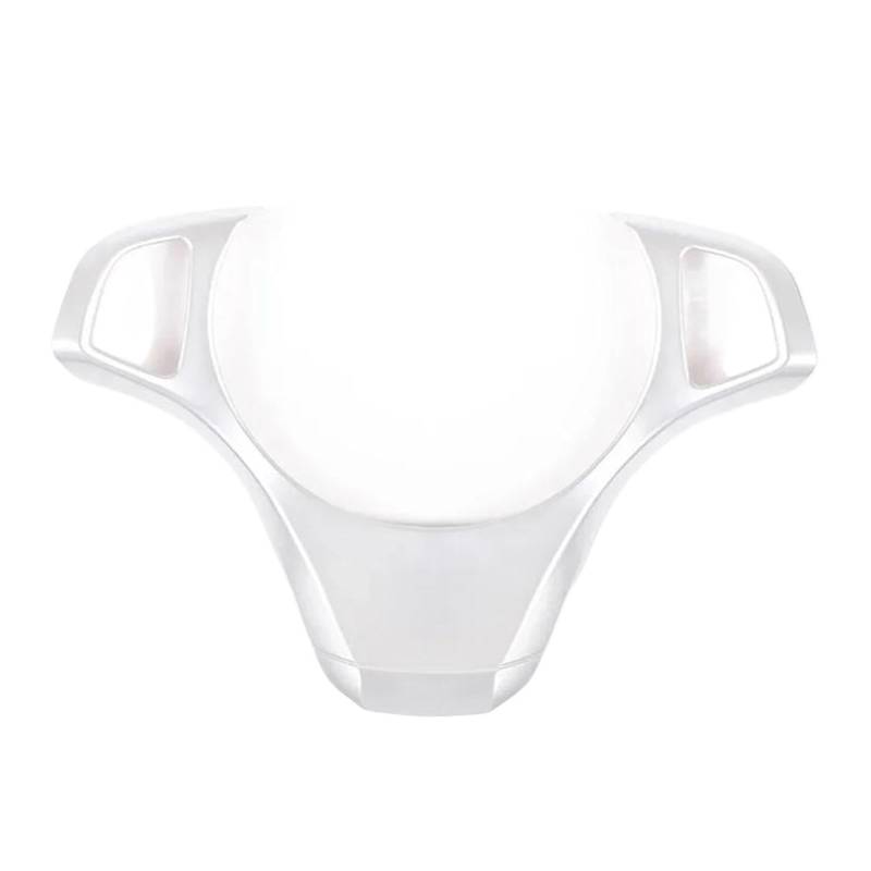Auto-Innenverkleidungs Für X3 E83 2006-2010 ABS Auto Lenkrad Rahmen Abdeckung Trim Aufkleber Auto Innen Zubehör Auto Dekoration Rahmen Trim(Silber) von ZSGHJA