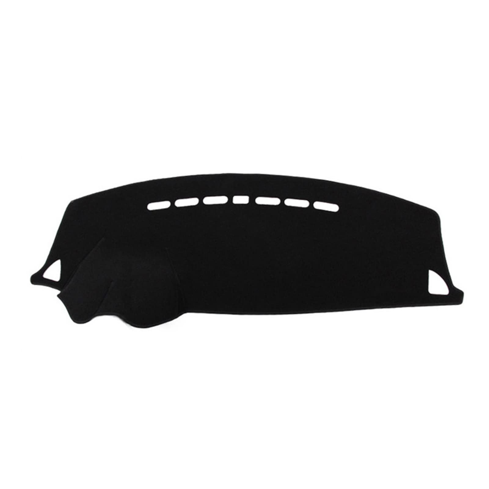 Auto-Abdeckungs-Matten-Auflage-Dash-Sonnenschutz-Instrumenten-Teppich Für Mitsubishi Für Lancer Für Galant Für Fortis 2008-2015 2016 2017 Armaturenbrett-Abdeckungs(Schwarz) von ZSHYTWE