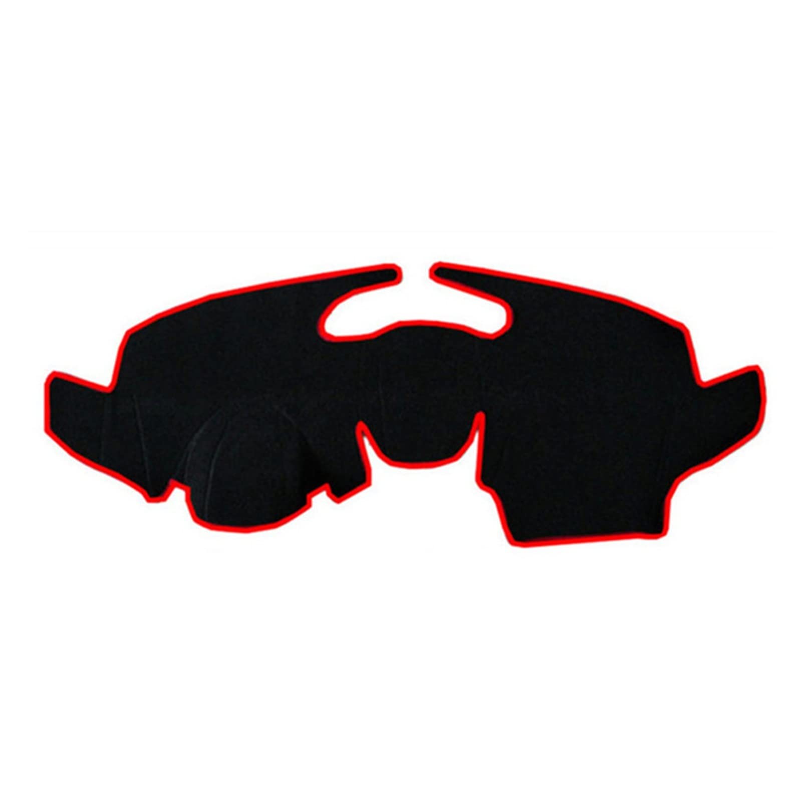 Auto-Abdeckungs-Matten-Auflage Für Ford Für Ecosport 2013-2016 2017 -Sonnenschutz-Instrument Schützen Teppich Armaturenbrett-Abdeckungs(Red Edge) von ZSHYTWE