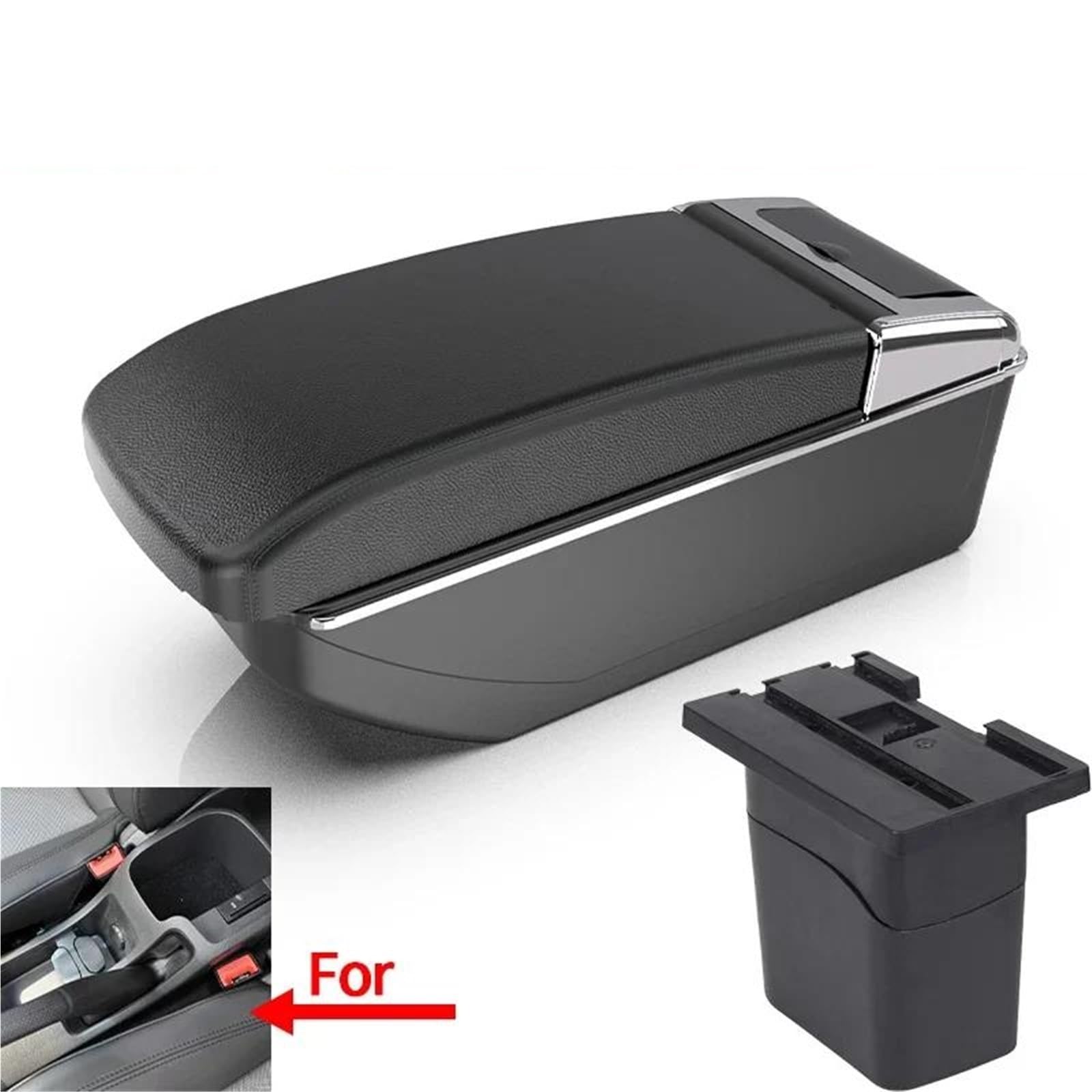 Auto Armlehnenbox Armlehne Für Chevy Für Cruze 2009-2015 Armlehne Box Arm Mittelkonsole Aufbewahrungsbox Innen Mittelkonsolen(Style B2) von ZSHYTWE