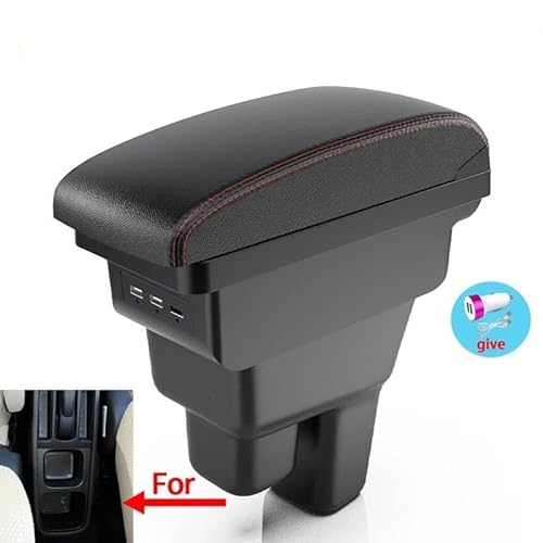 Auto Armlehnenbox Armlehne Für Fit Für Jazz 2 2008 2009 2010 2011 2012 2013 Auto-Armlehnenbox Arm-Aufbewahrungsbox Autozubehör Mittelkonsolen(Style B2) von ZSHYTWE