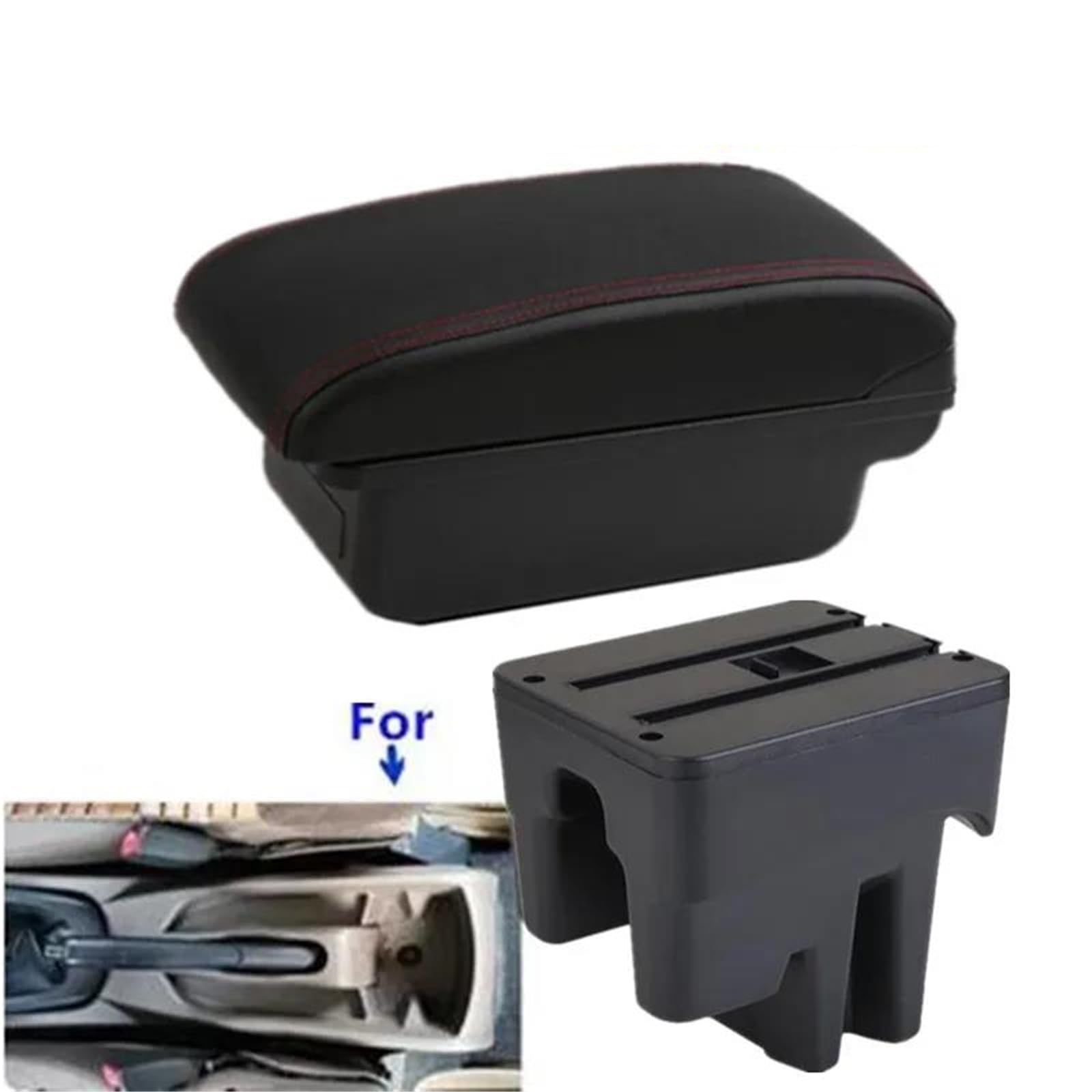 Auto Armlehnenbox Armlehne Für Toyota Für Avanza 2016 Auto Armlehne Box Innen Spezielle Retrofit Teile Zentrum Speicher Box Mittelkonsolen(Style A2) von ZSHYTWE