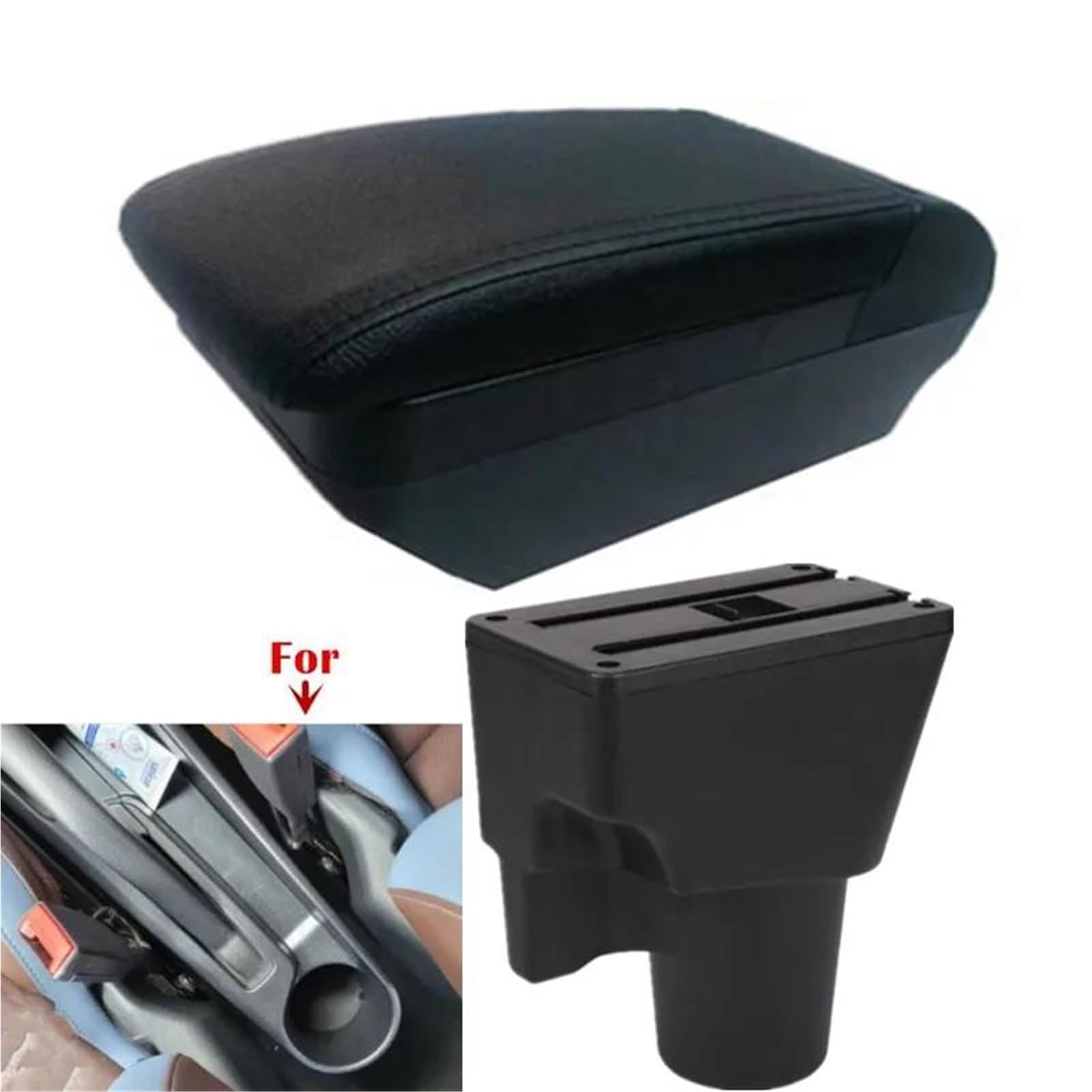 Auto Armlehnenbox Armlehnenbox Für Kia Für Picanto Auto-Armlehnen-Aufbewahrungsbox Innenraum Spezielle Nachrüstteile Autozubehör Mittelkonsolen(Style F1) von ZSHYTWE