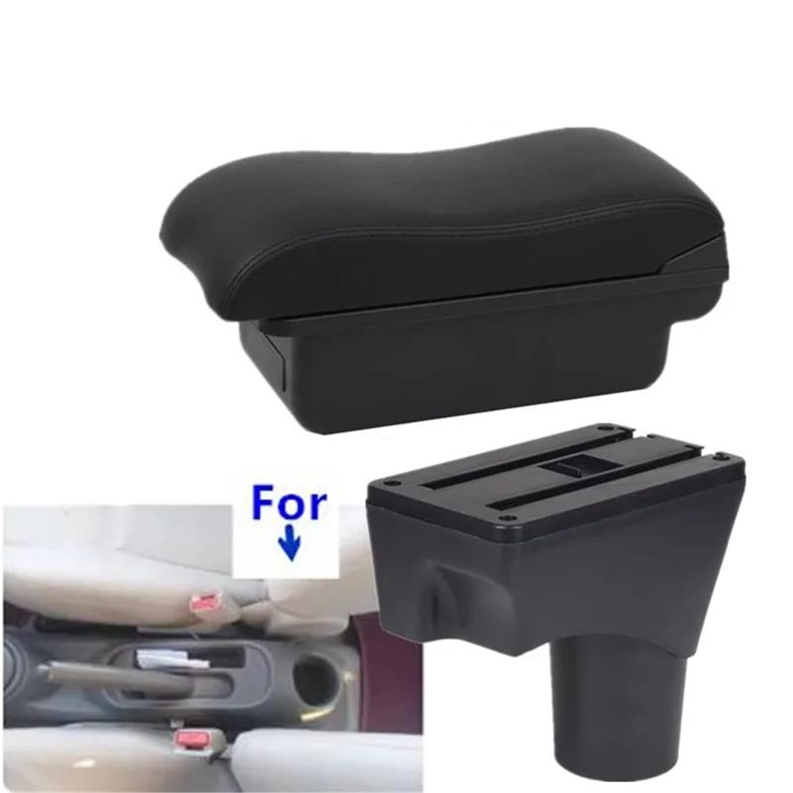 Auto Armlehnenbox Armlehnenbox Für Nissan Für Sunny Für March Für Micra K13 2010-2023 Auto Armlehne Arm Aufbewahrungsbox Teile Mittelkonsolen(Style A4) von ZSHYTWE