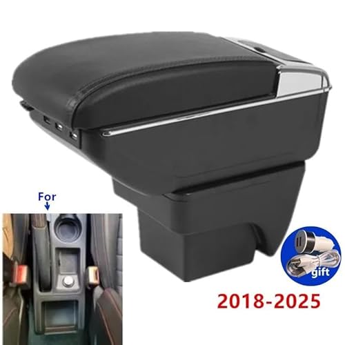 Auto Armlehnenbox Armlehnenbox Für Seat Für Ibiza 6j Für Ibiza 6L 2018-2025 Auto-Armlehnen-Aufbewahrungsbox Nachrüst-Innenraum Mittelkonsolen(Style D2) von ZSHYTWE