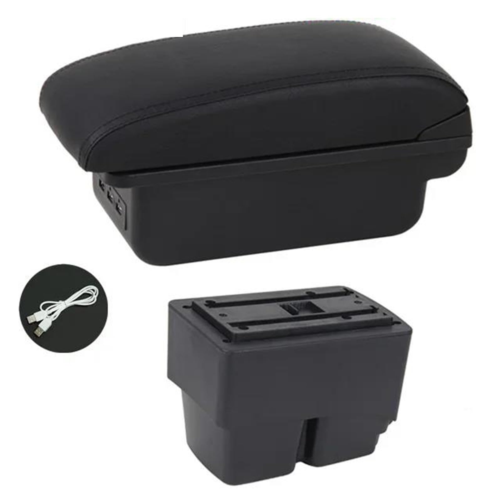 Auto Armlehnenbox Auto Armlehne Box Für Ford Für Fiesta Für MK7 2009 2010 2011 2012 2013 2014 2015 2016 2017 Lagerung Innen Mittelkonsolen(Style C1) von ZSHYTWE