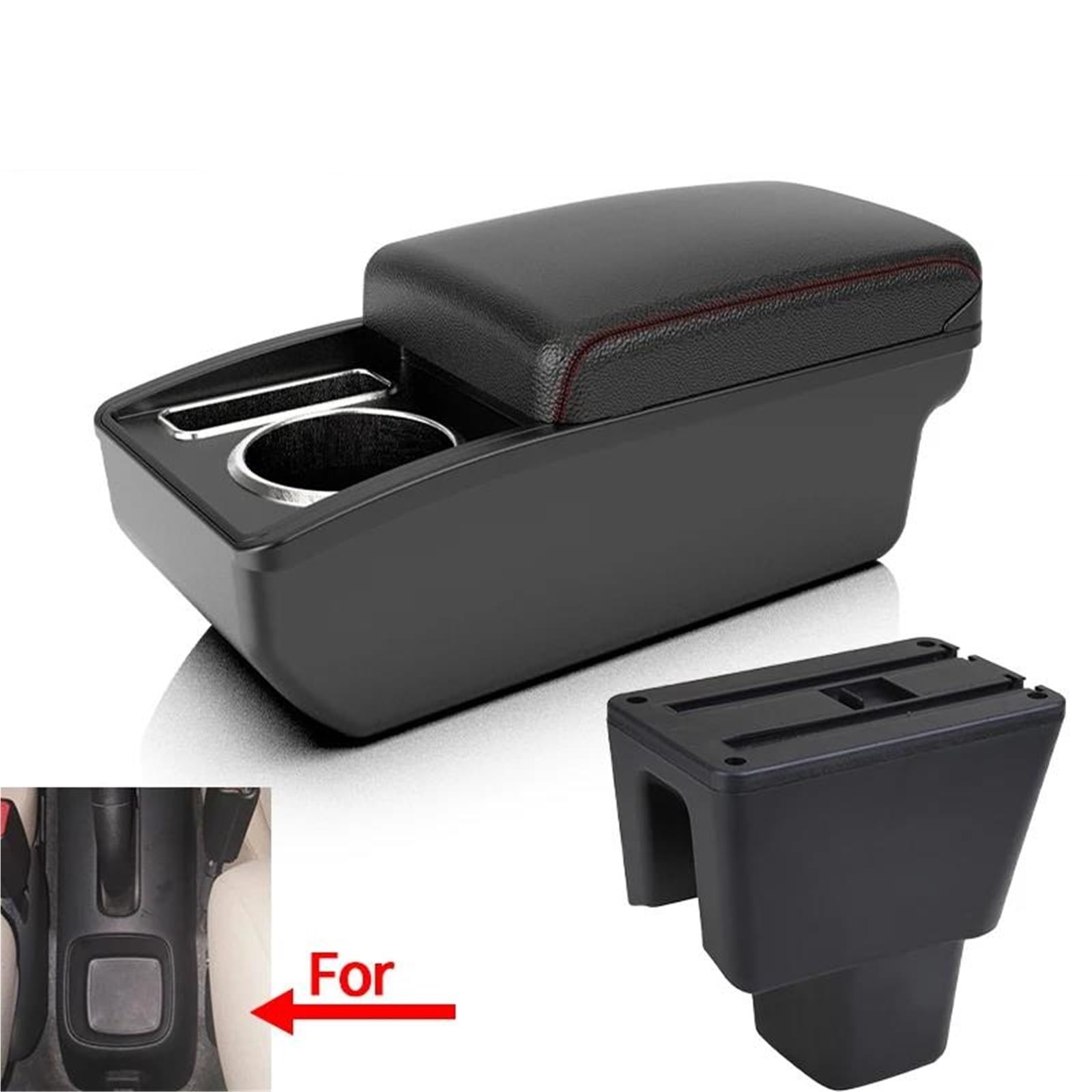Auto Armlehnenbox Für Amaze Auto-Armlehnenbox Mit Getränkehalter Mittelkonsolenbox Armlehnen-Aufbewahrungsbox Innenmodifikation Mittelkonsolen(Style A1) von ZSHYTWE
