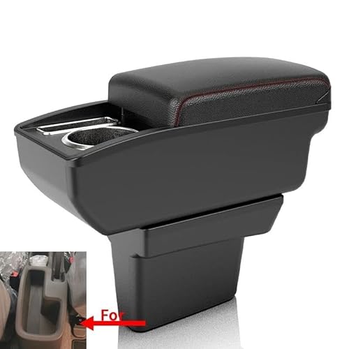 Auto Armlehnenbox Für Confero S Armlehne Innen Auto-Styling Armlehne Centra Aufbewahrungsbox Zubehör Mit Getränkehalter Mittelkonsolen(Style A2) von ZSHYTWE
