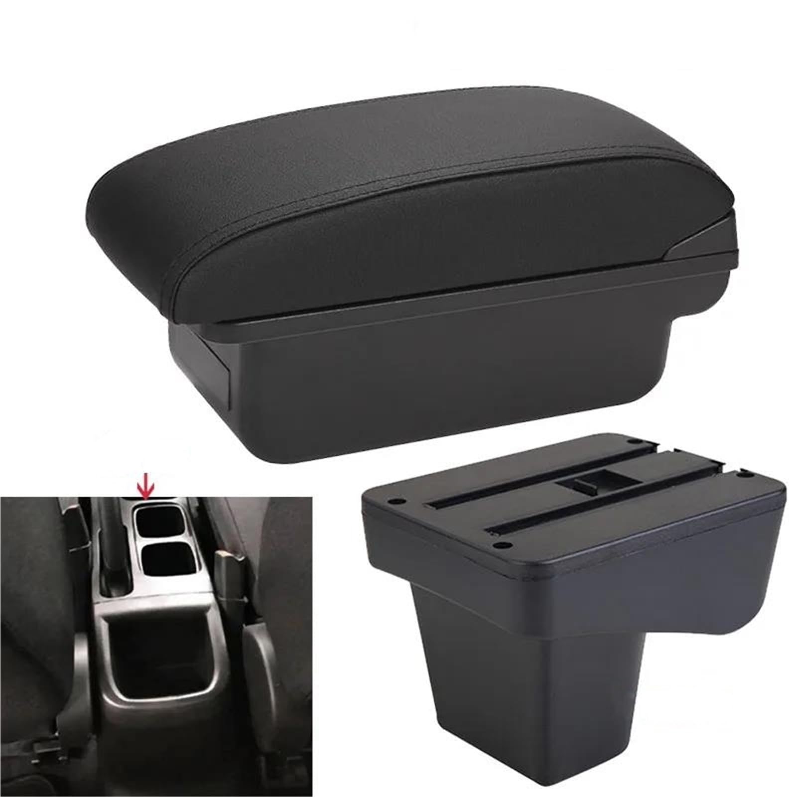 Auto Armlehnenbox Für Suzuki Für Vitara Armlehne Teile Gewidmet Auto Armlehne Zentrum Speicher Box Auto Zubehör Innen USB Mittelkonsolen(Style C2) von ZSHYTWE