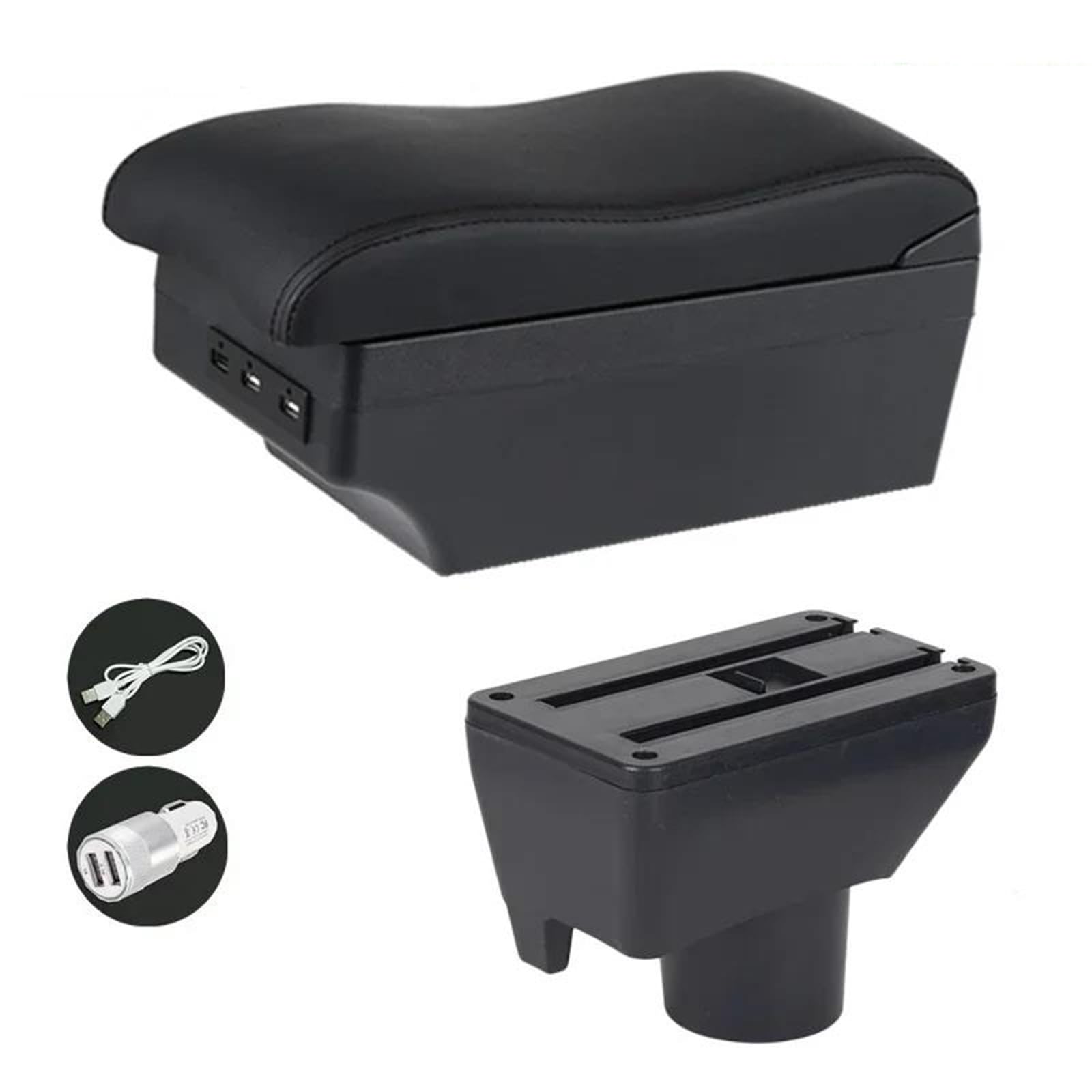 Auto Armlehnenbox Für Toyota Für Yaris Für Vitz Auto Armlehne Box Center Console Storage Box Mittelkonsolen(Style E4) von ZSHYTWE