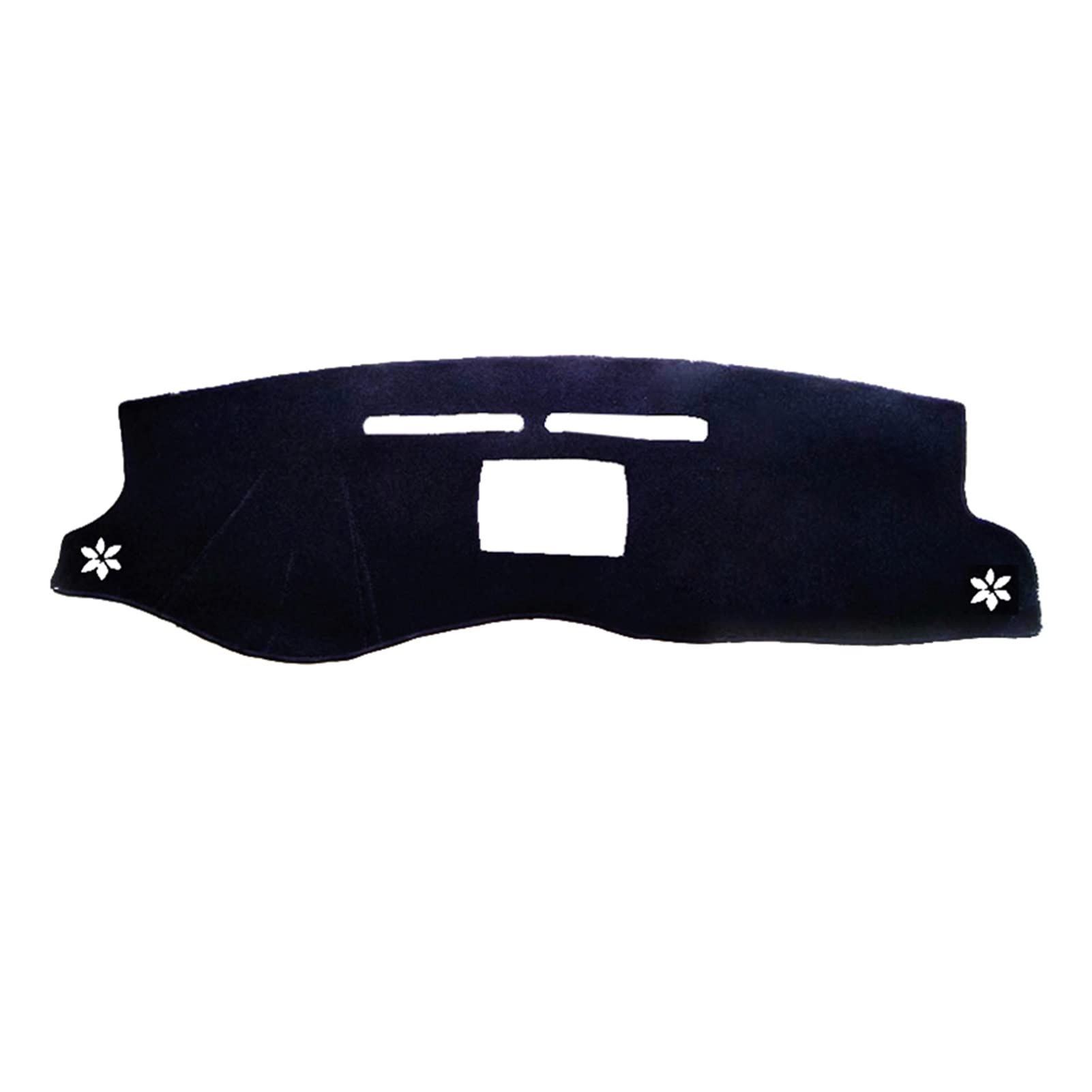 Auto Innere Abdeckung Dash Mat Teppich Sonnenschutz Anti-Sun Pad Kissen Für Dacia Für Logan 2013 2014 Armaturenbrett-Abdeckungs(Black Side) von ZSHYTWE