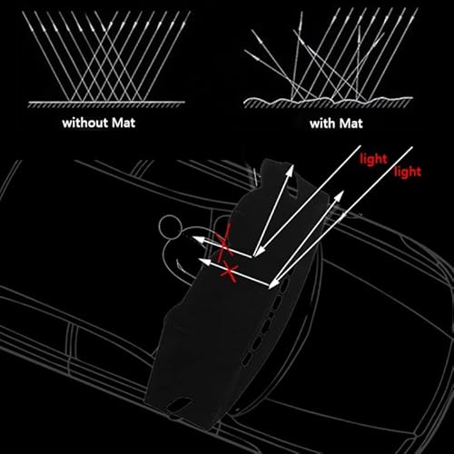 Für Mazda CX-5 2013 2014 2015 2016 KE Auto Anti-Rutsch-Matte Dashboard Cover Pad Sonnenschutz Protect Carpet Armaturenbrett-Abdeckungs(Black Side) von ZSHYTWE