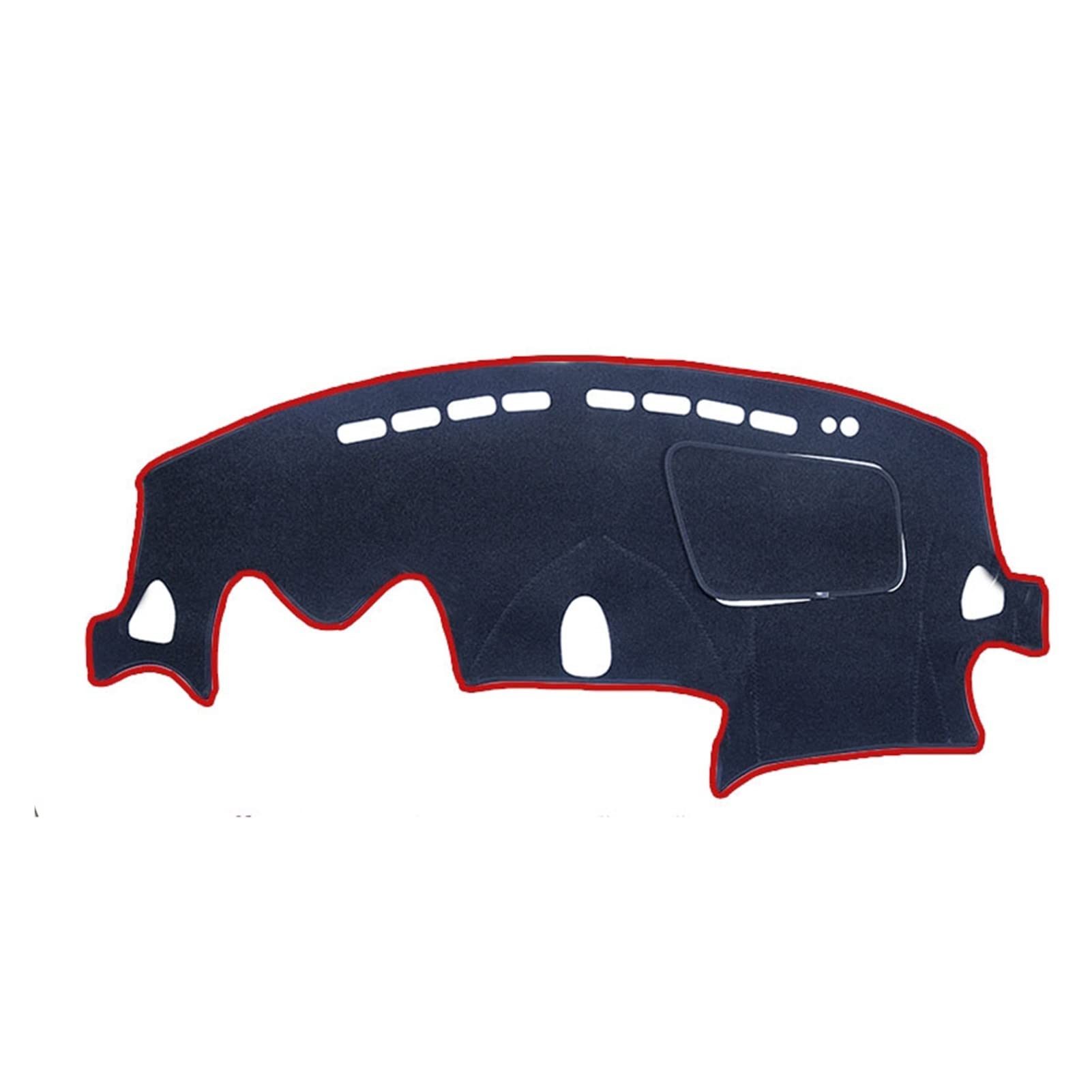Für Nissan Für Juke F15 2011~2019 2017 2018 Auto-Dash-Matten-Teppich-Abdeckungs-Schutz-Sonnenschutz-Teppich-Auflage Armaturenbrett-Abdeckungs(Red Side,Polyester) von ZSHYTWE