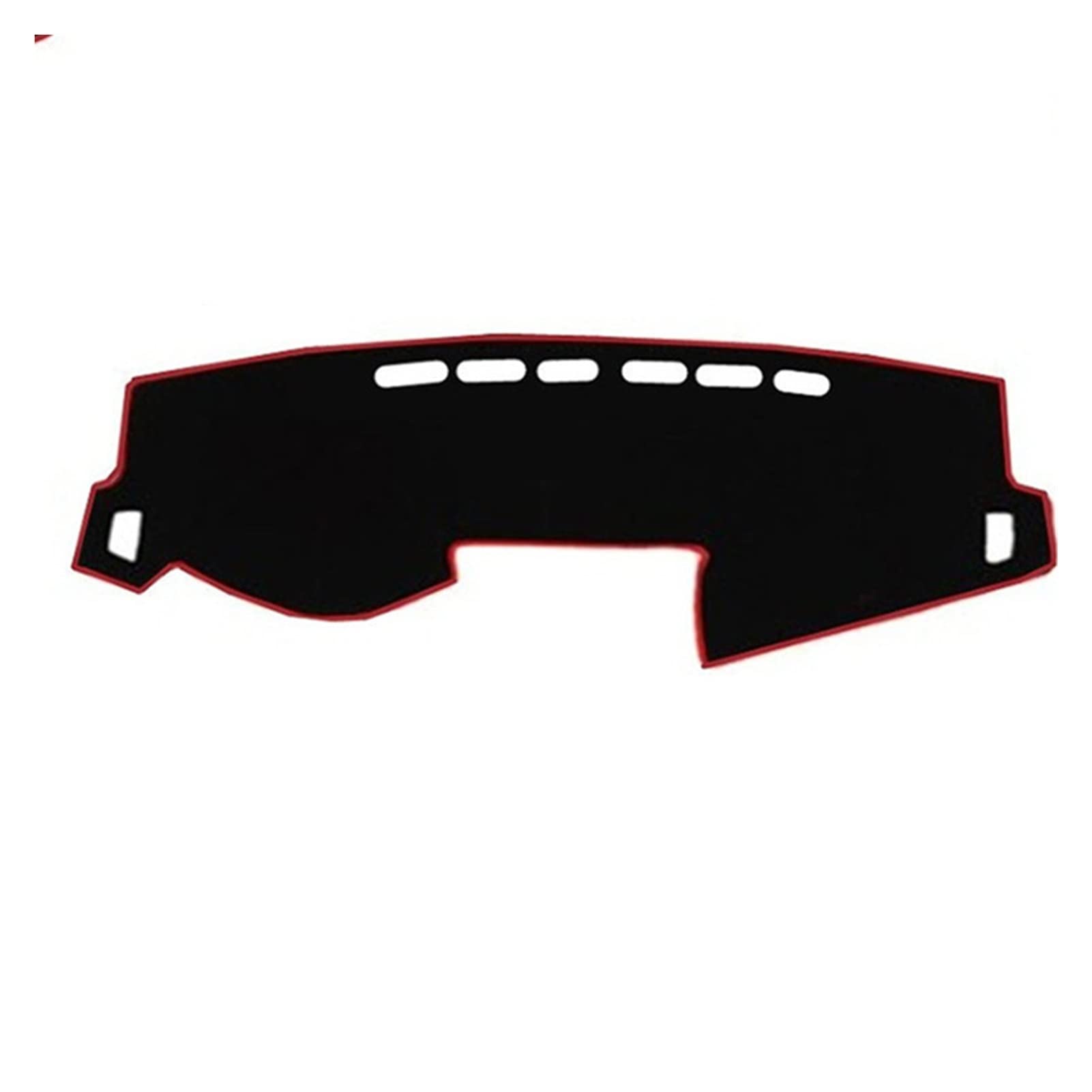-Sonnenschutz-Teppich Für Für Vios Für Yaris XP150 2014 2015 2016-2019 Dashboard Cover Mat Pad Armaturenbrett-Abdeckungs(Red Edge) von ZSHYTWE