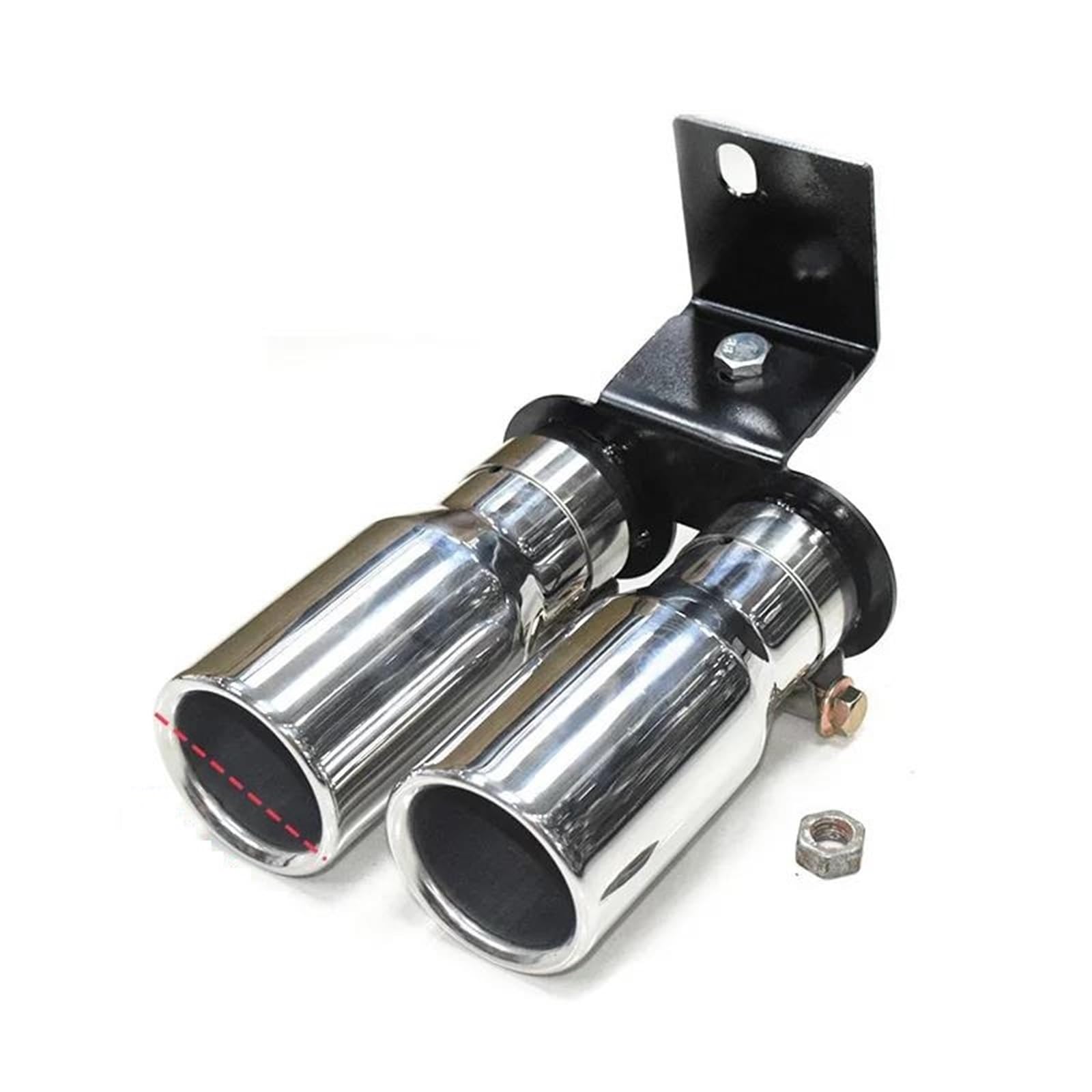 Auspuffblenden 1 PCS Auto Auspuffrohr Für F30 F31 320i 330i 328i 2017 2018 Schalldämpfer Tipps 70MM Outlet Endrohr Auspuff Düsen Endrohrblende(Silver 70mm) von ZSKSJHSJ