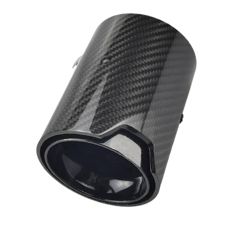 Auspuffblenden 1 STÜCKE Für M2 F87 Für M3 F80 Für M4 F82 F83 Modifizierte Auspuffanlage Passend Für Auto Schalldämpfer Endrohrspitzen Schwarz Endrohrblende(Black Inlet 60mm) von ZSKSJHSJ
