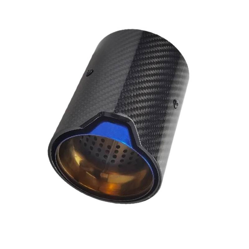 Auspuffblenden 1 STÜCKE Für M2 F87 Für M3 F80 Für M4 F82 F83 Modifizierte Auspuffanlage Passend Für Auto Schalldämpfer Endrohrspitzen Schwarz Endrohrblende(Blue Inlet 67mm) von ZSKSJHSJ