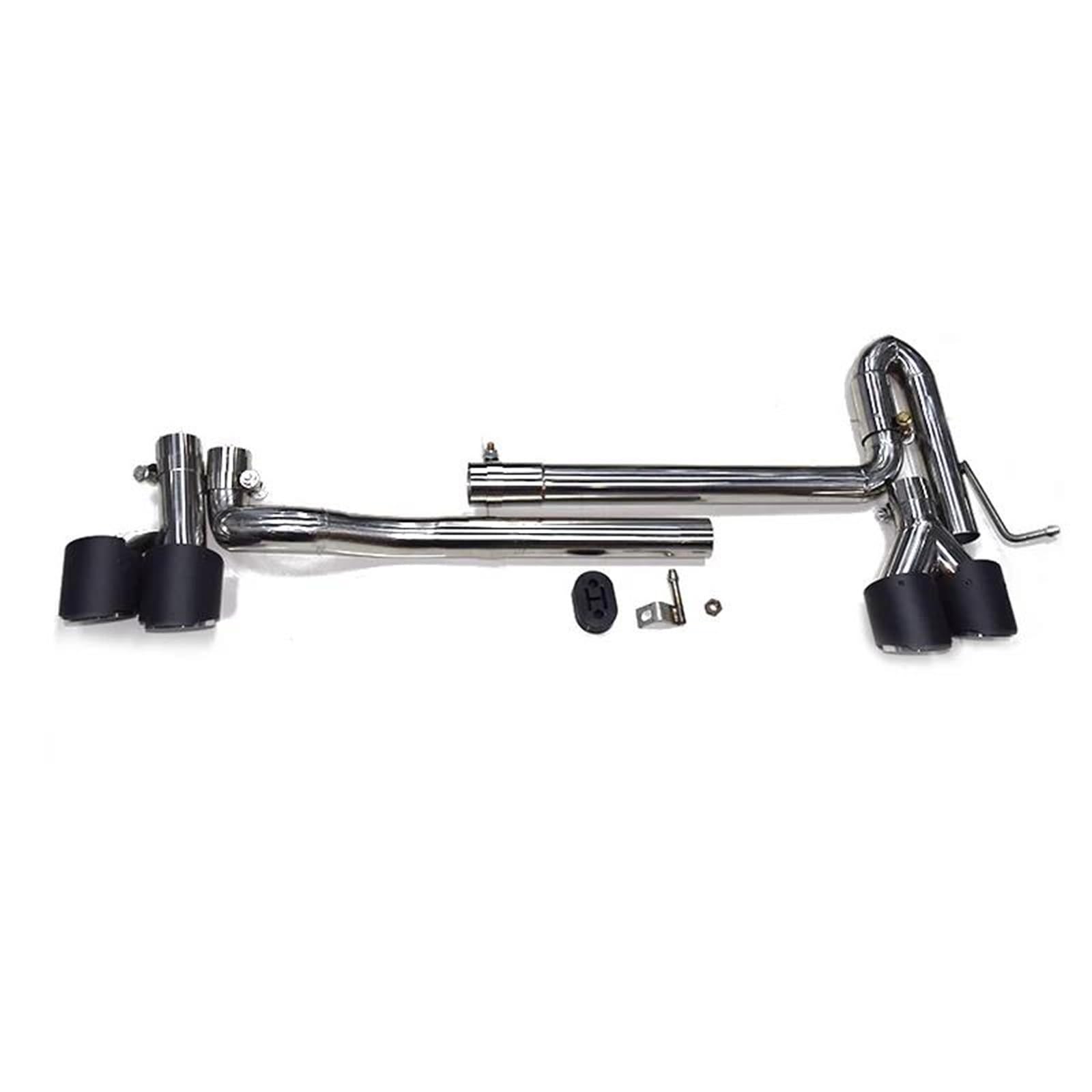 Auspuffblenden 1 Set Dual Carbon Fiber Auto Auspuff Tipp Für A4 2014-2018 Limousine Schalldämpfer Spitze Auspuffrohr System Düse Endrohrblende(Kohlenstoff) von ZSKSJHSJ
