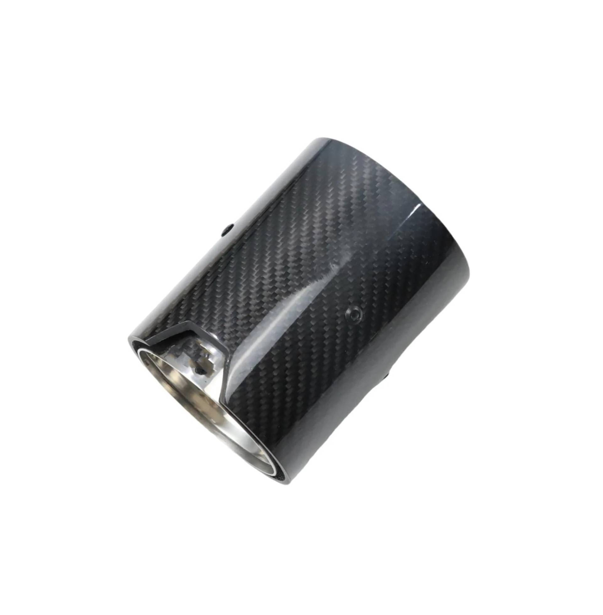 Auspuffblenden 1 Stück Auspuffblende Passend Für M2 F87 Für M3 F80 Für M4 F82 F83 Auto-Schalldämpfer Modifizierte Carbonfaser-Autodekoration Endrohr Endrohrblende(Silver inlet 70mm) von ZSKSJHSJ