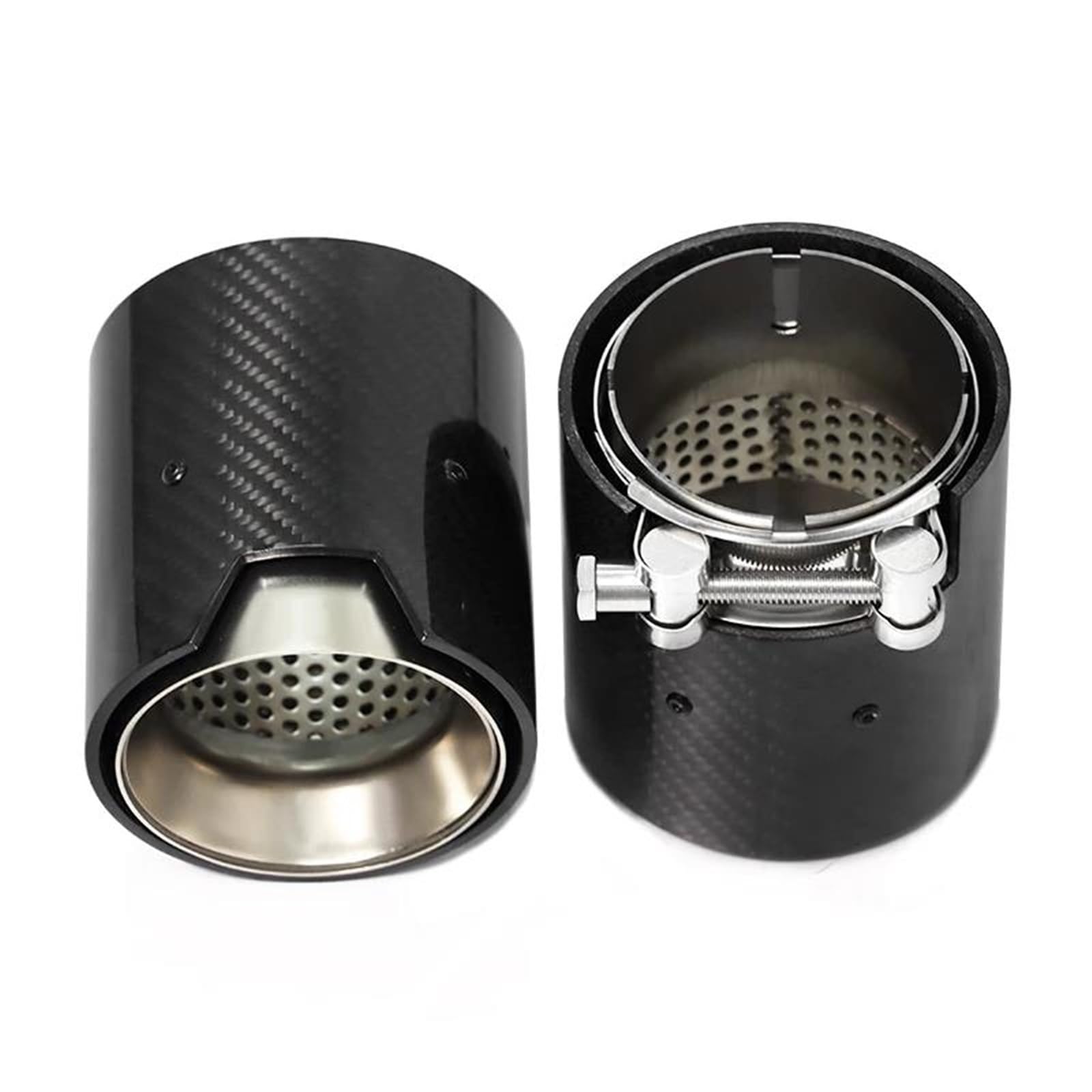 Auspuffblenden 1 Stück Carbon-Auspuff Für G42 225i 230i 216i 220i 2er-Serie Schalldämpfer Header Endrohr Auspuffanlage Düse Endrohrblende(Carbon D) von ZSKSJHSJ