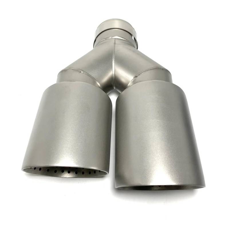 Auspuffblenden 1 Stücke Für VW Für GTI Für MK7 Für Golf 7 Doppel Auto Schalldämpfer Spitze Auspuffrohr System Rohr Universal Auspuff Spitze 60MM 63mm Düse Endrohrblende(60mm-101mm Left) von ZSKSJHSJ