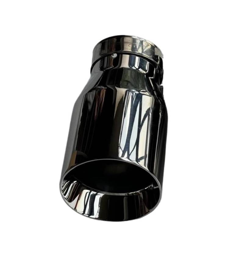 Auspuffblenden 1Pcs Edelstahl Universal Auspuff Spitze/Schalldämpfer Rohr Für Benz Auto Zubehör Endrohrblende(ID 67MM-OD 114MM) von ZSKSJHSJ