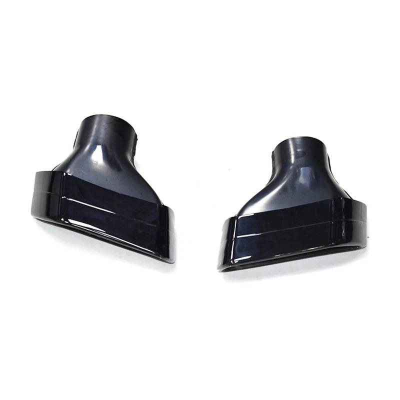 Auspuffblenden 2 Stücke Auto Auspuffblende Für G30 G31 520i 530i 528i 2017+ Schalldämpfer Spitze Quadrat Endrohr Auspuffrohr Düse Endrohrblende(Black B) von ZSKSJHSJ