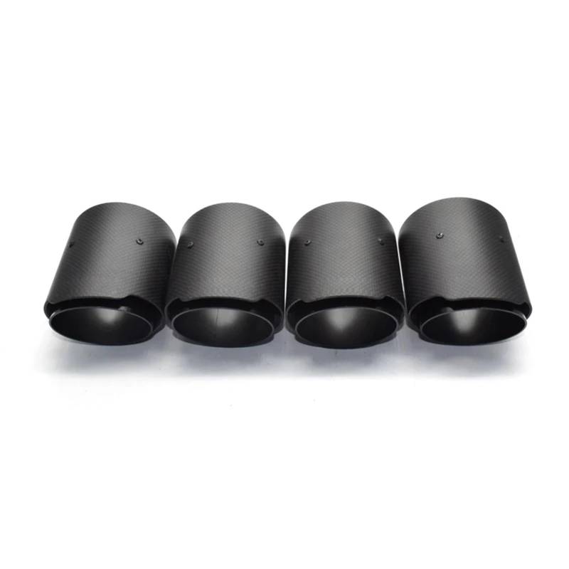 Auspuffblenden 4 PCS Für M2 Für M3 Für M4 F80 F82 F83 F87 Auspuffblende Tuning Endrohr Edelstahl Schalldämpfer Endrohrblende(Carbon F) von ZSKSJHSJ