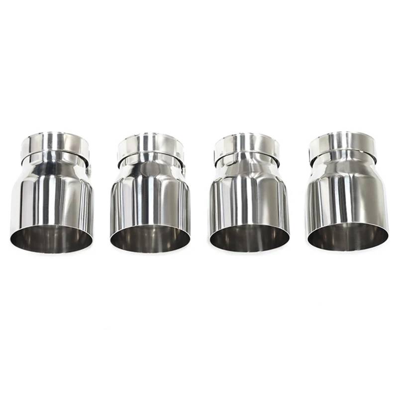 Auspuffblenden 4 Stück Auspuffblenden Für F87 Für M2 F80 Für M3 F82 F83 Für M4 Direktstecker Auspuffblende Schalldämpfer Endrohr, Endrohrdüse Endrohrblende(Silber) von ZSKSJHSJ