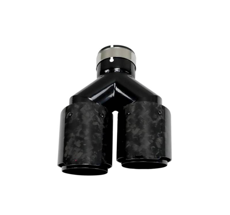 Auspuffblenden Auspuff Racing Edelstahl Universal Auto Modifikation Auto Auspuffrohr Schalldämpfer Modifizieren Doppelte Auspuffspitzen Endrohrblende(Right ID60-OD89) von ZSKSJHSJ