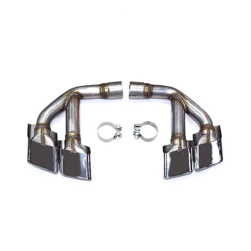 Auspuffblenden Auspuffblende Aus Edelstahl 304 Für 2015–2019 Für Q7 4M 2.0t 3.0t Für SQ7-Design Quad Square Tips Auspuffanlage Düsenschalldämpferspitze Endrohrblende(3.0t Diesel Silver) von ZSKSJHSJ
