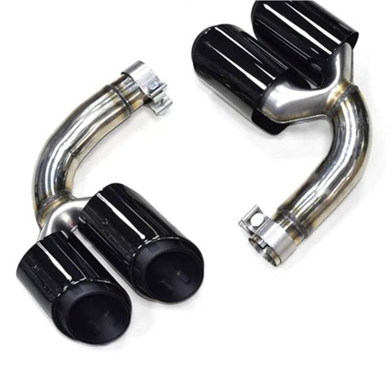 Auspuffblenden Auspuffblende Für VW Für Touareg 2.0T 3.0T 2019-2024 Benzinauspuffrohr Quad-Endrohr Edelstahl Schalldämpferspitze Düse Endrohrblende(Style A 3.0t) von ZSKSJHSJ
