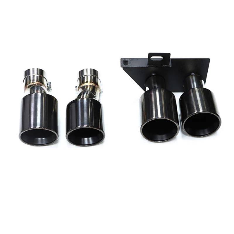 Auspuffblenden Auspuffblenden Für F10 Für M5 Auspuffrohr Edelstahl Autoauspuff Für 525i 520i 528i 523i Schalldämpferspitze Endrohr Endrohrblende(Schwarz) von ZSKSJHSJ