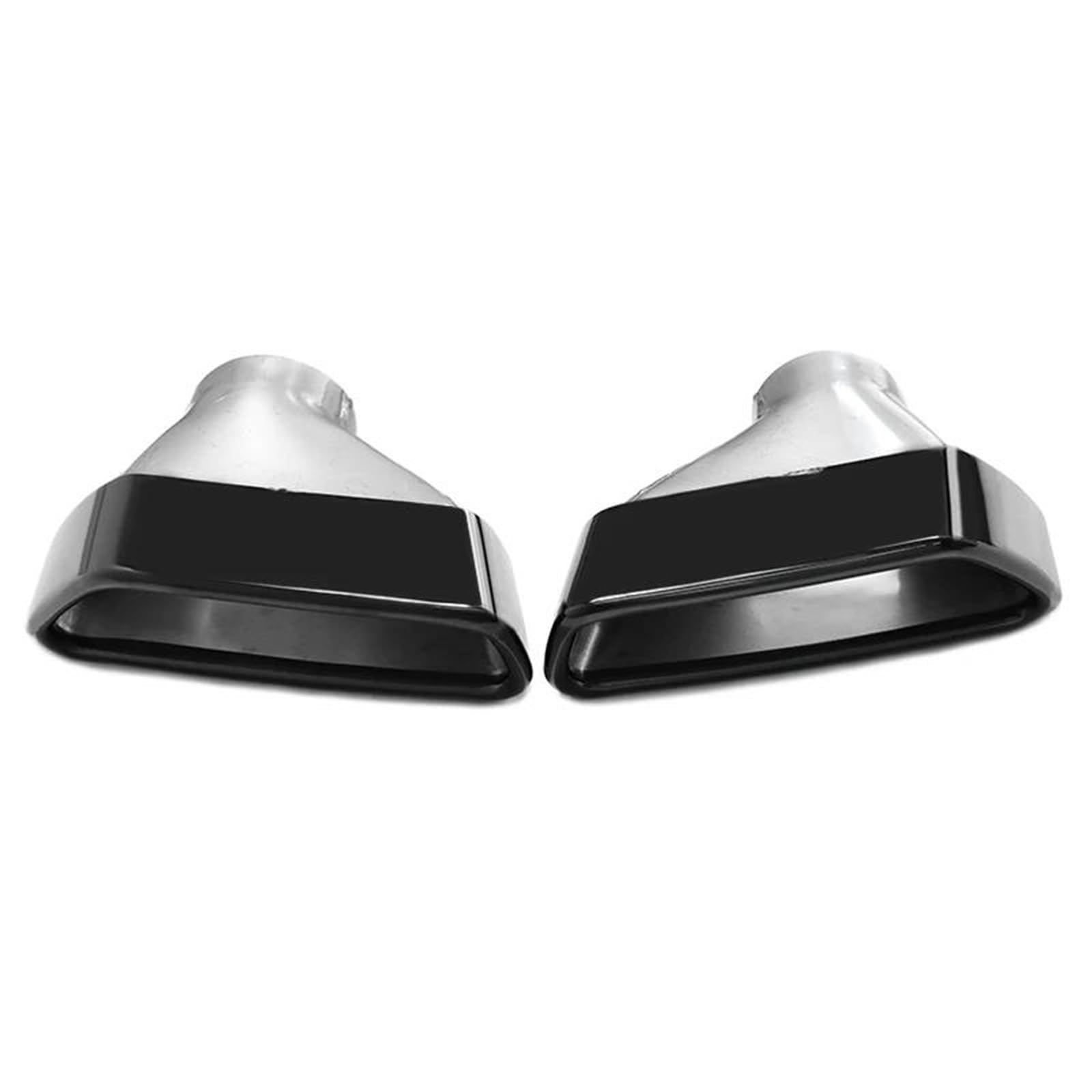 Auspuffblenden Auto-Auspuffblende Aus Edelstahl 304 Für G30 G31 525i 530i Schalldämpferblende Quadratische Düse Originaldesign Auspuffrohr Endrohr Endrohrblende(Schwarz) von ZSKSJHSJ