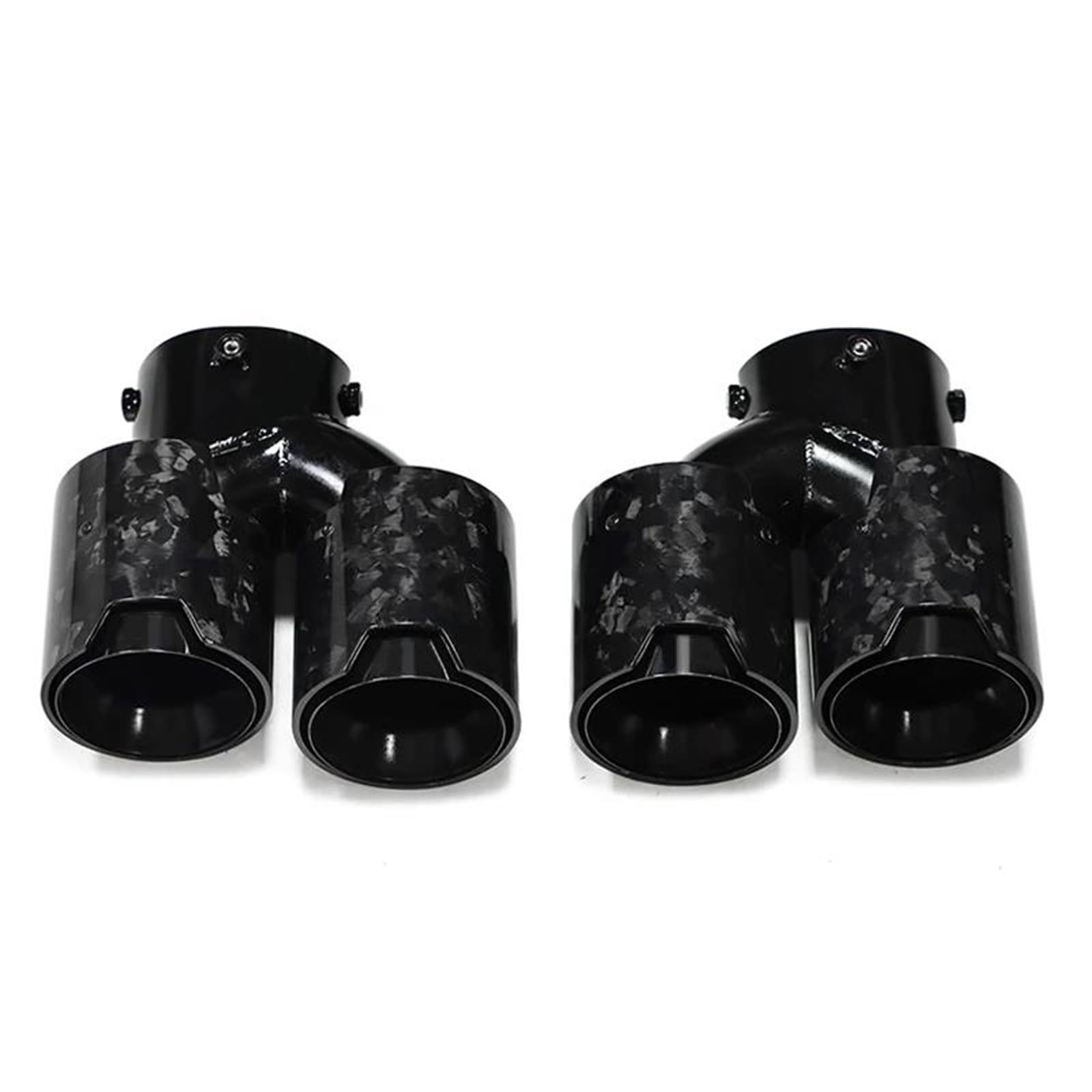 Auspuffblenden Auto-Auspuffblende Für G42 Für M240i 2019+ Auspuffrohr Carbon Fiber Quad Schalldämpfer Spitze Auspuffanlage Endrohrdüse Endrohrblende(Carbon B) von ZSKSJHSJ