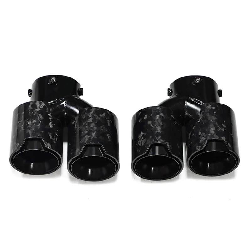 Auspuffblenden Auto-Auspuffblende Für G42 Für M240i 2019+ Auspuffrohr Carbon Fiber Quad Schalldämpfer Spitze Auspuffanlage Endrohrdüse Endrohrblende(Carbon B) von ZSKSJHSJ