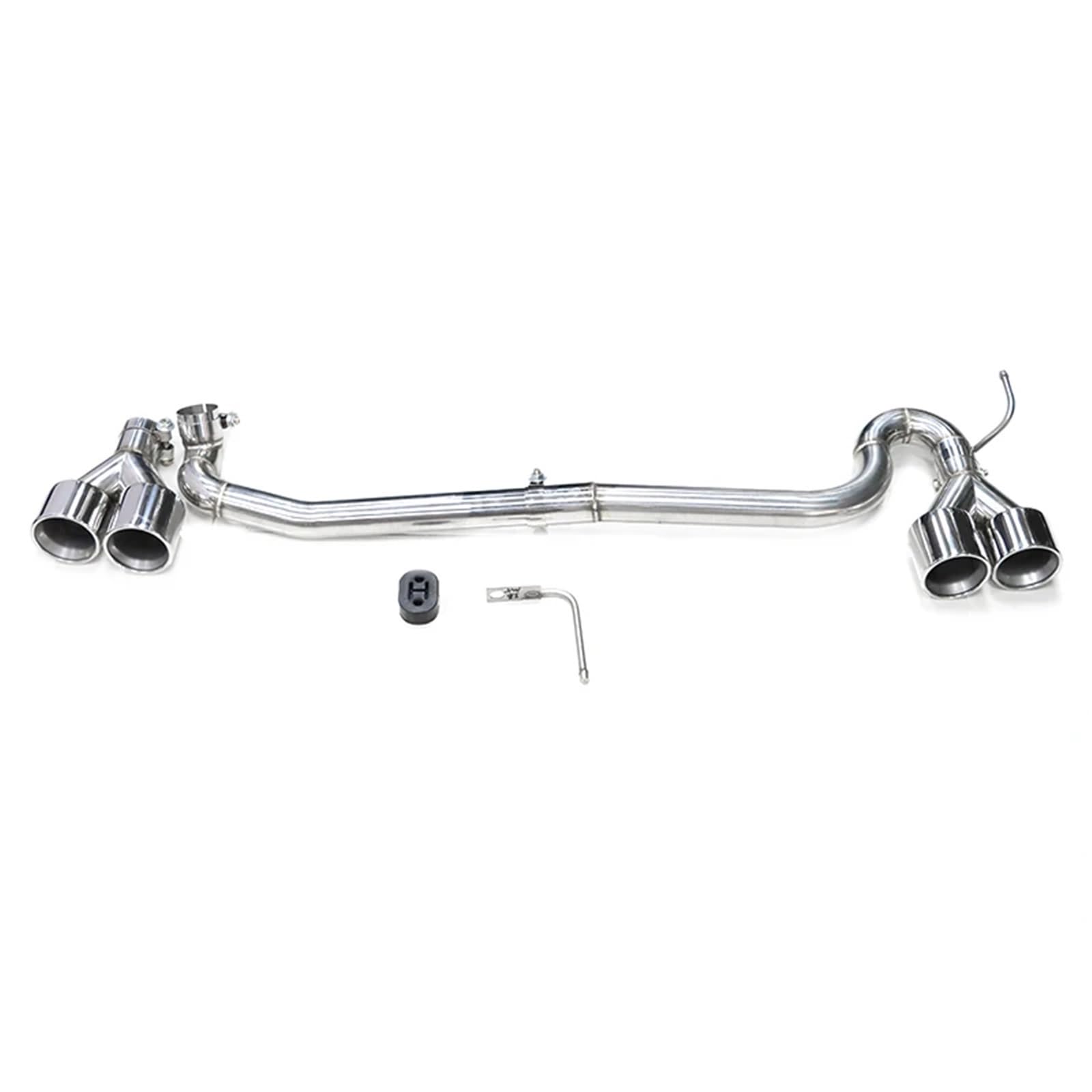 Auspuffblenden Doppelauspuffrohr Für F10 F11 520i 523i 525i 528i 530i Bis Zu Für M5 Quad-Auspuffspitze Schalldämpferspitze Endrohr Endrohrblende(Silber) von ZSKSJHSJ
