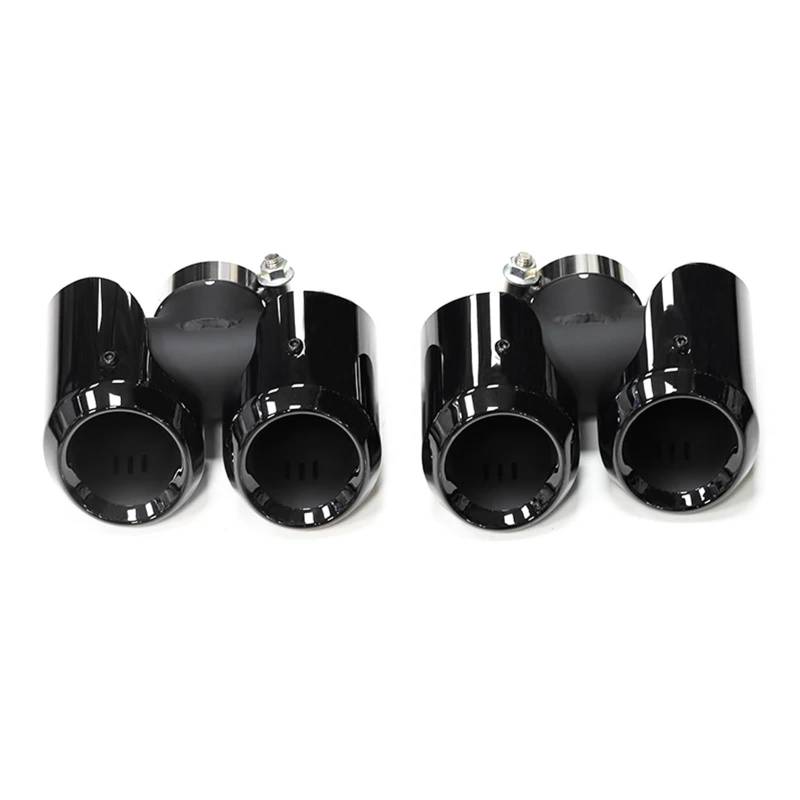 Auspuffblenden Doppelauspuffspitzen Auspuffrohr Schalldämpferspitze Für Land Für Rover Für Defender Für L663 2020 2021 P40090 2.0T 110 3.0T Auspuffspitze Düse Endrohrblende(Black 3.0t) von ZSKSJHSJ