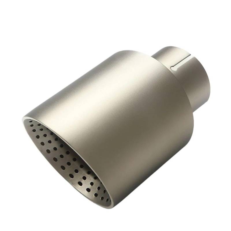 Auspuffblenden Einlass 63mm Mattsilber Schalldämpferdüse Edelstahl-Auspuffanlage Auto-Schalldämpferverkleidung Universalspitze 1 STÜCKE Auspuffspitze Endrohrblende von ZSKSJHSJ