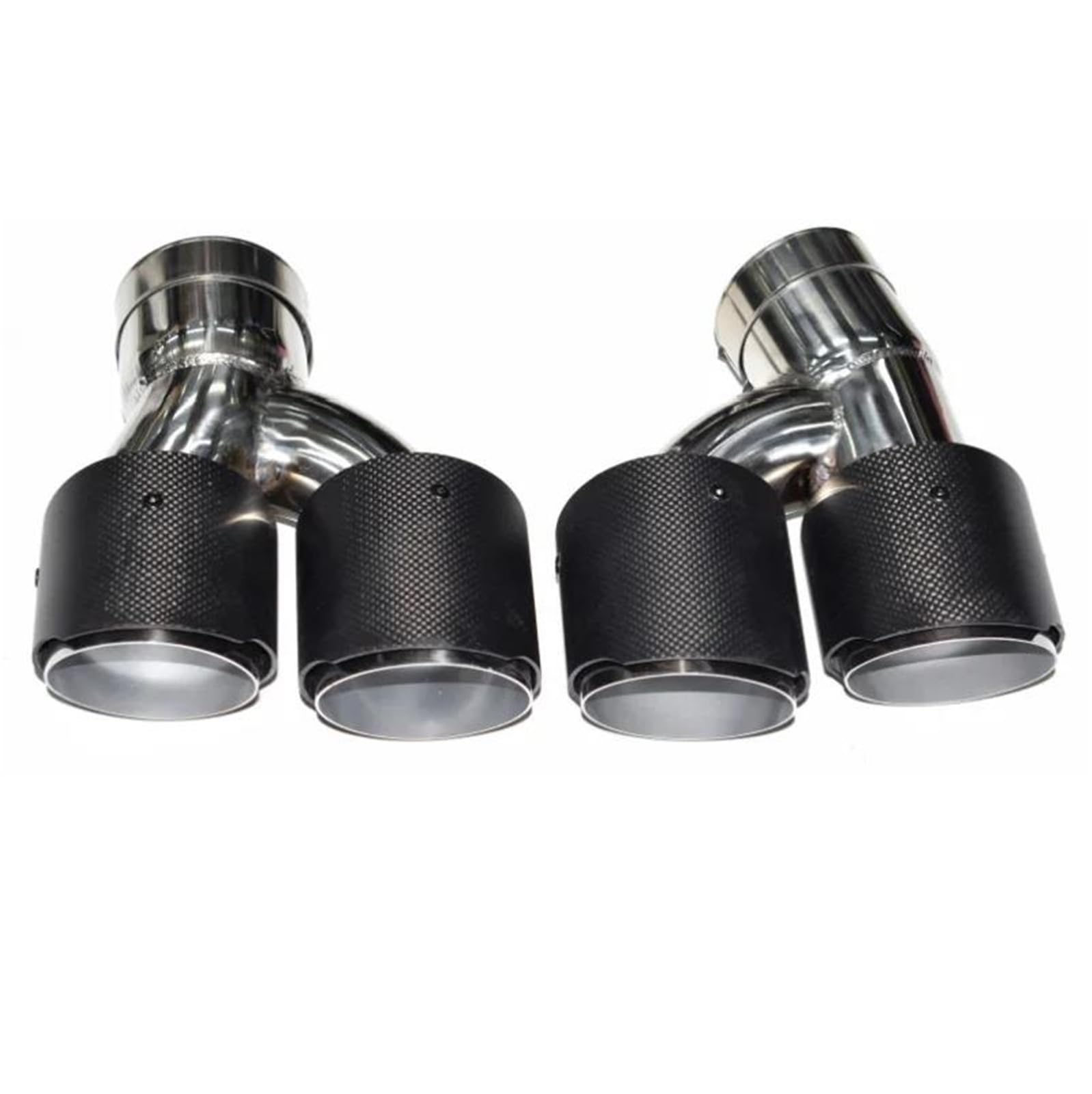 Auspuffblenden Für 2018 2019 2020 2023 Für 5 Series Endrohr G30 G31 Auspuffrohr Modifikation Quad Carbon Fiber Schalldämpfer Spitze Auspuffkopf Endrohrblende(Carbon 1) von ZSKSJHSJ