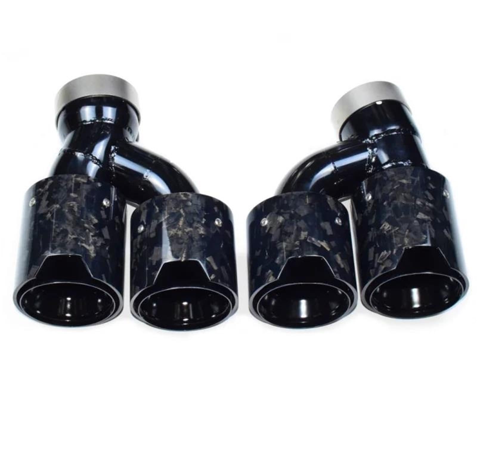Auspuffblenden Für 2018 2019 2020 2023 Für 5 Series Endrohr G30 G31 Auspuffrohr Modifikation Quad Carbon Fiber Schalldämpfer Spitze Auspuffkopf Endrohrblende(Carbon 5) von ZSKSJHSJ
