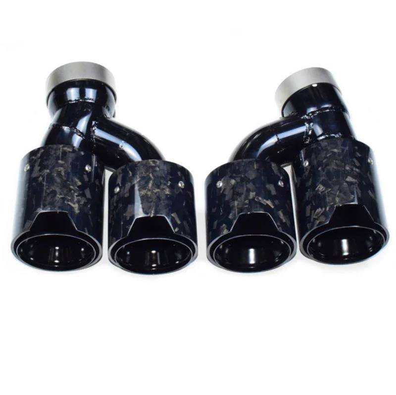Auspuffblenden Für 2018 2019 2020 2023 Für 5 Series Endrohr G30 G31 Auspuffrohr Modifikation Quad Carbon Fiber Schalldämpfer Spitze Auspuffkopf Endrohrblende(Carbon 5) von ZSKSJHSJ