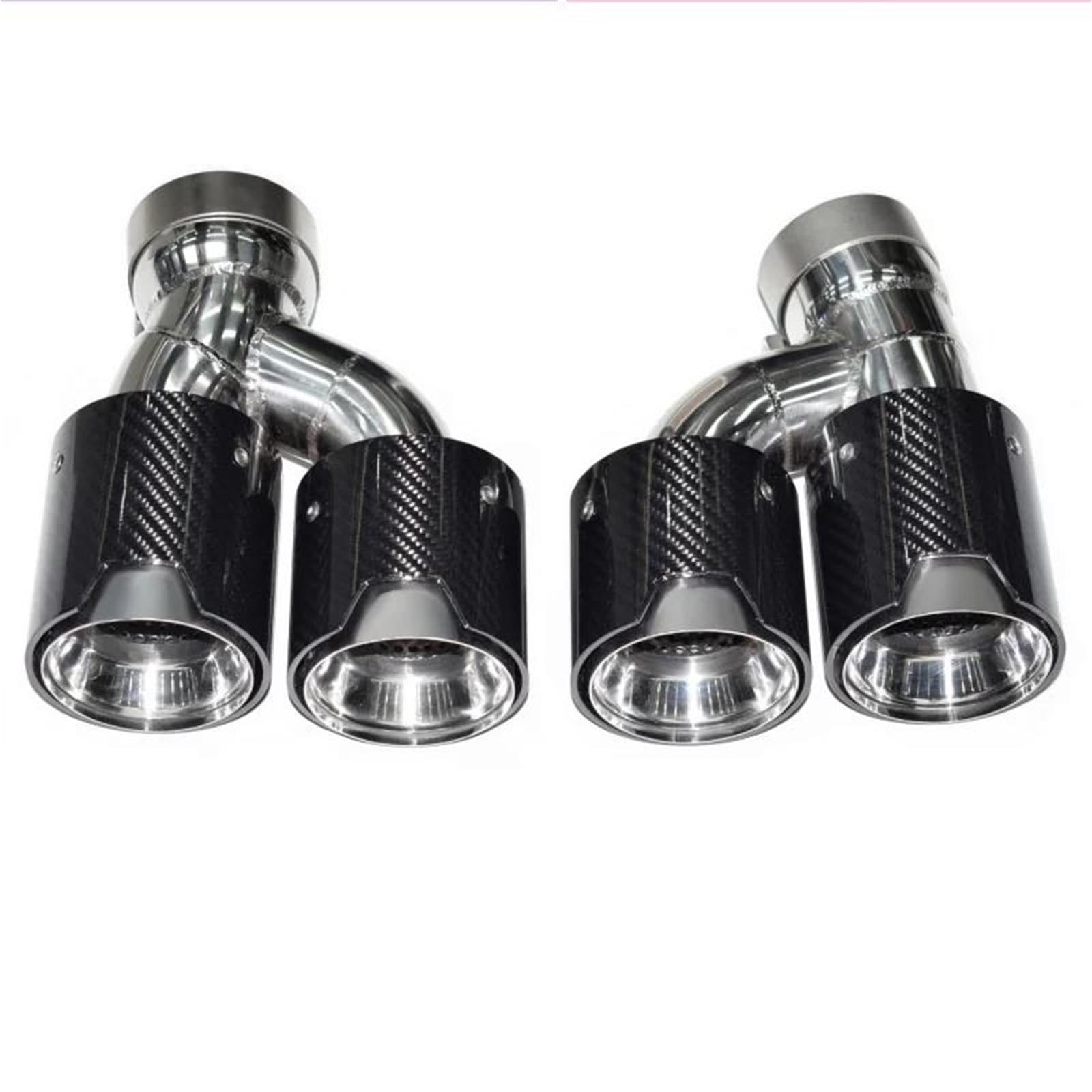Auspuffblenden Für 2018 2019 2020 2023 Für 5 Series Endrohr G30 G31 Auspuffrohr Modifikation Quad Carbon Fiber Schalldämpfer Spitze Auspuffkopf Endrohrblende(Carbon 7) von ZSKSJHSJ