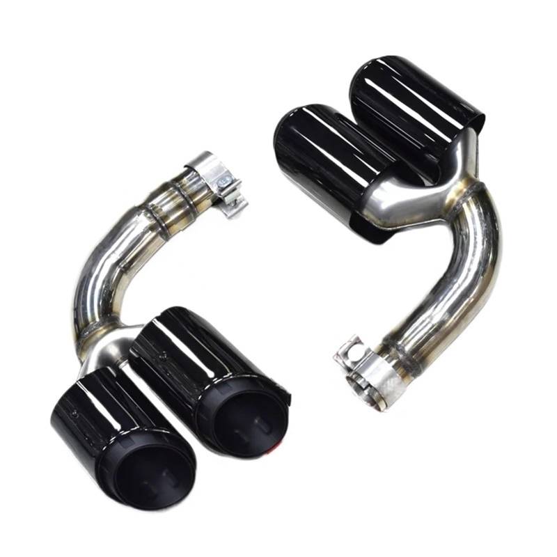 Auspuffblenden Für 2019-2024 Für VW Für Touareg Endrohr Auspuff Upgrade Sport Vier Outlet Ersatz Endrohr Schalldämpfer System Endrohrblende(Gasoline Triple 2.0T) von ZSKSJHSJ