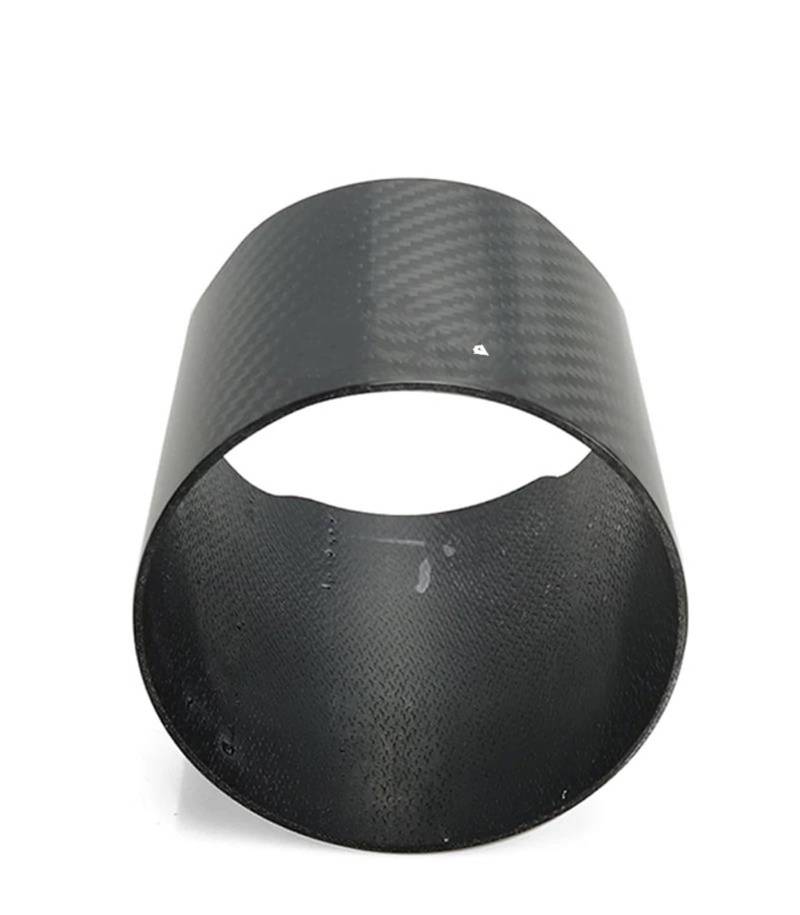 Auspuffblenden Für DIY-Auto-Universal-Auspuffrohr Carbon Fiber Cover Auspuff Schalldämpfer Rohrspitze Fall Auspuffspitze Gehäuse Endrohrblende(Matte In74mm) von ZSKSJHSJ