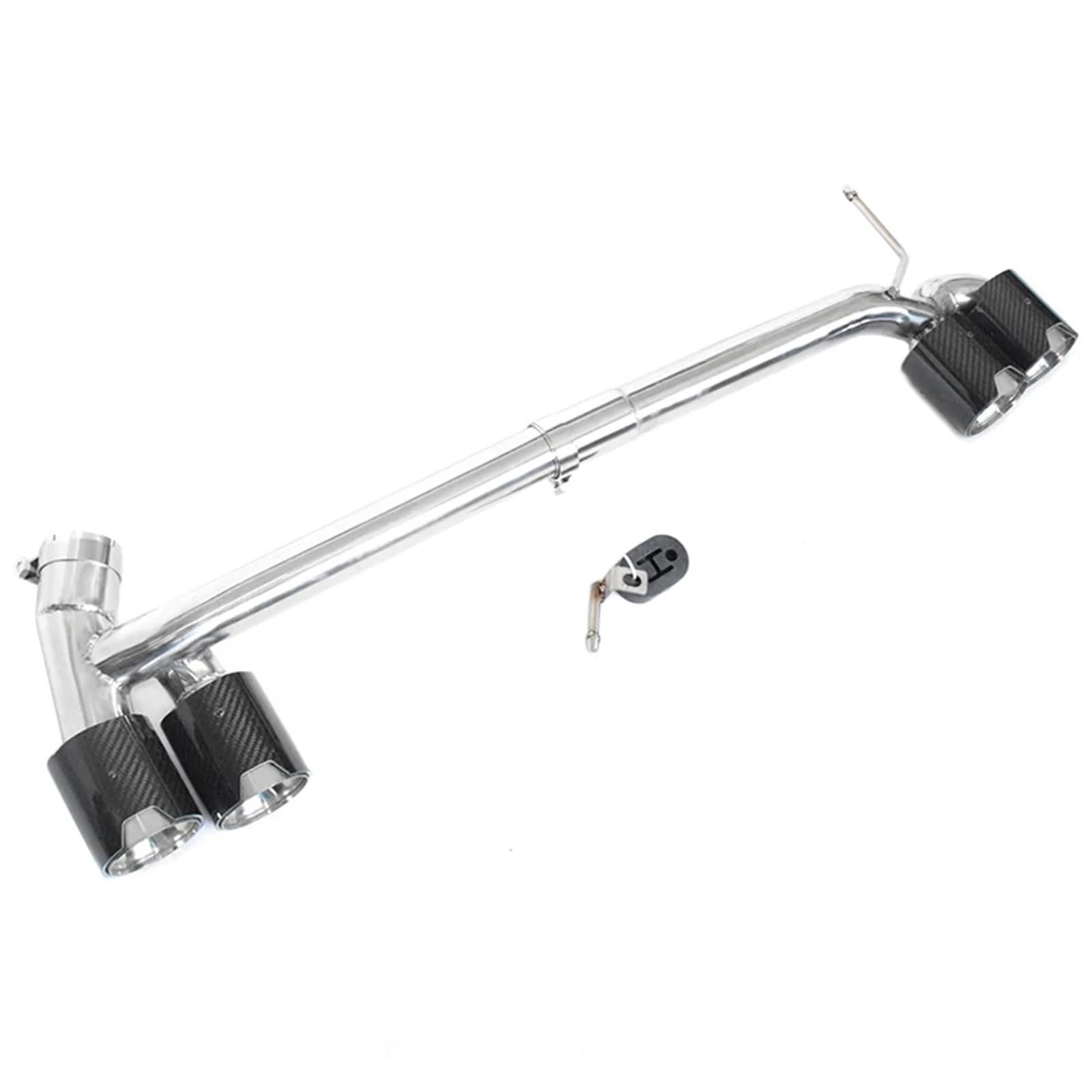 Auspuffblenden Für F30 F31 320i F32 420i 418i 2013-2016 Quad Auto Auspuffblende Endrohr Carbon Schalldämpfer Spitze Endrohrblende(Carbon B) von ZSKSJHSJ