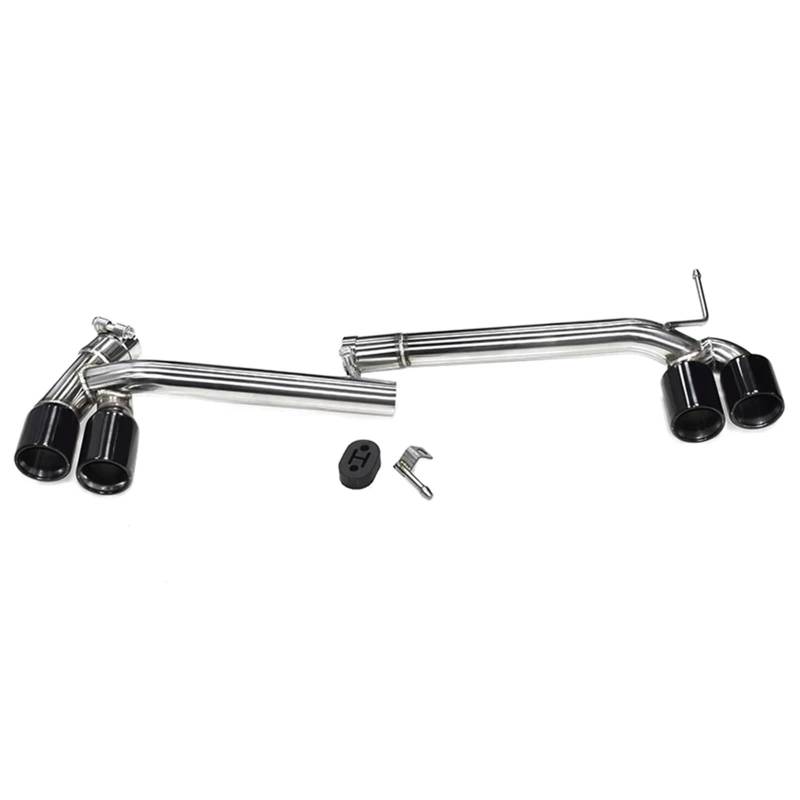Auspuffblenden Für F30 F31 320i F32 420i 418i 2013-2016 Quad Auto Auspuffblende Endrohr Carbon Schalldämpfer Spitze Endrohrblende(Schwarz) von ZSKSJHSJ